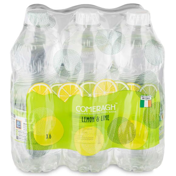 Lemon & Lime Flavoured Still Spring Water 6x500ml Comeragh